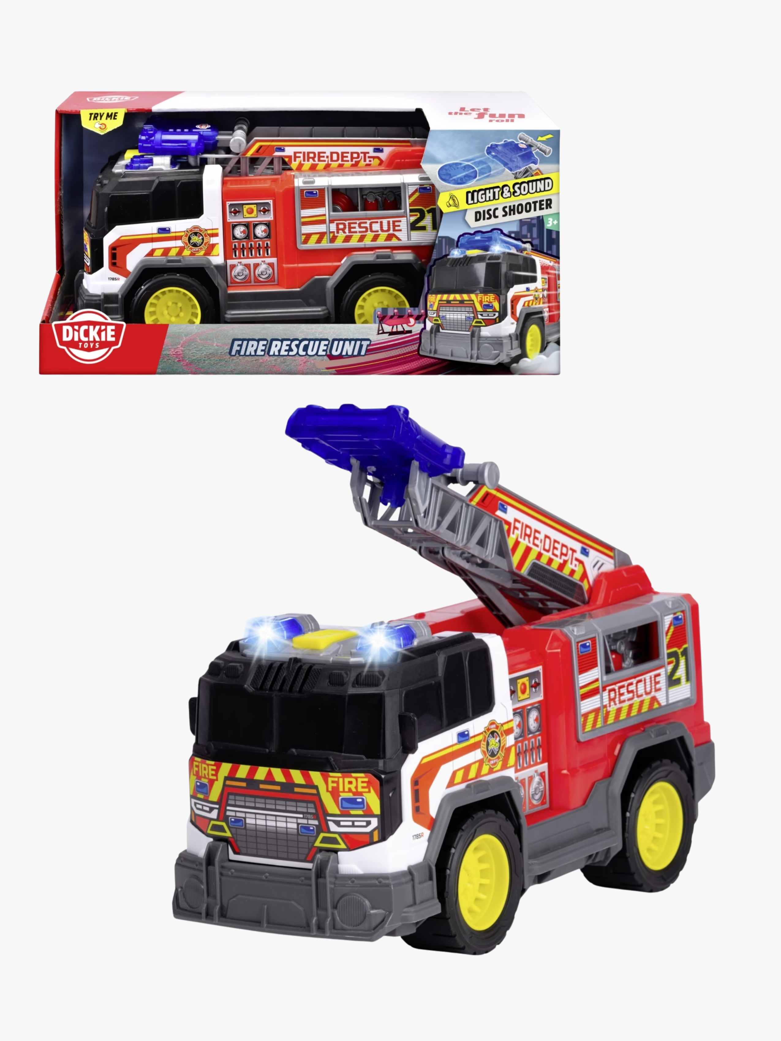 Dickie Toys Brandbil med Lys & Lyd