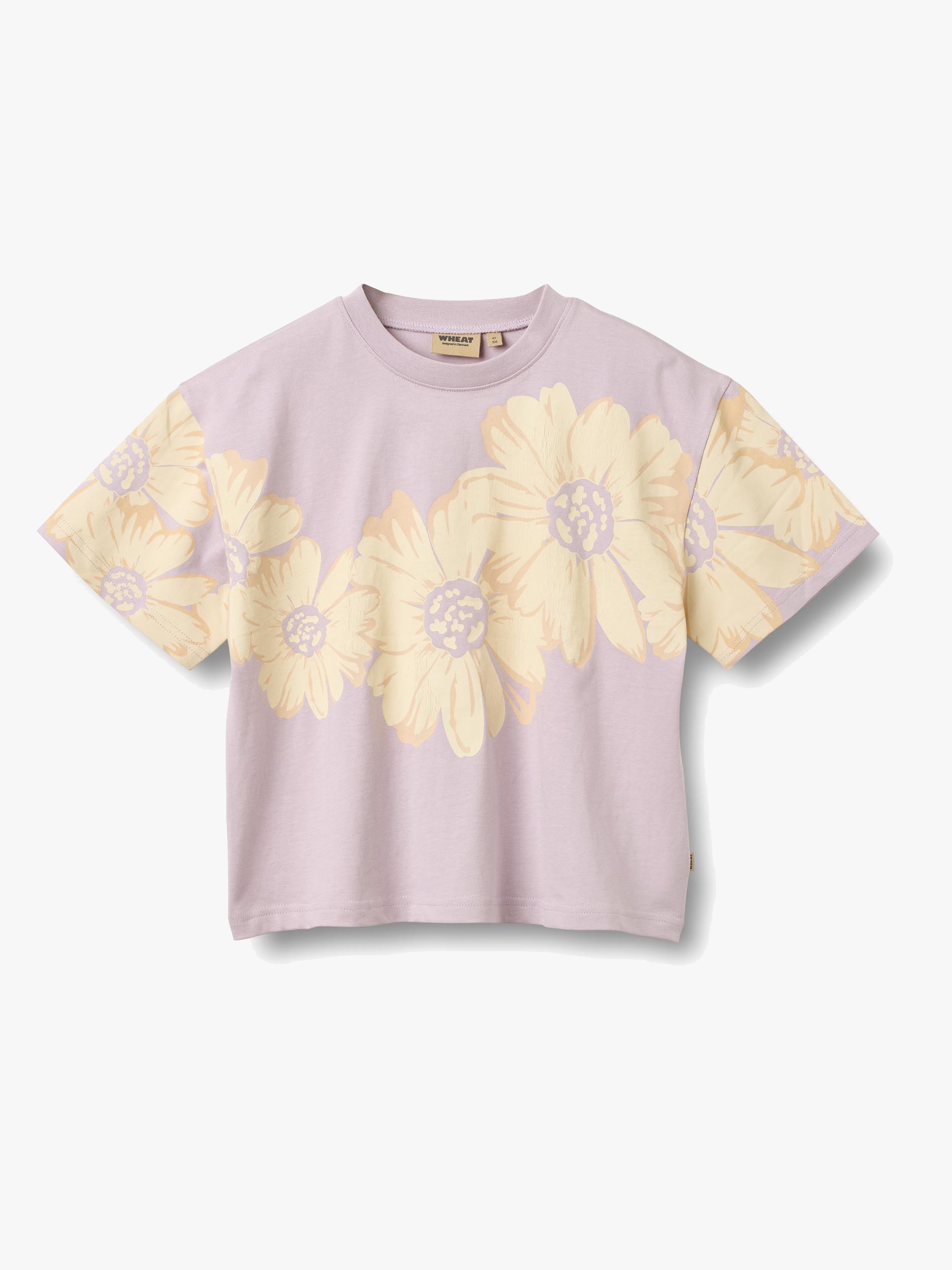 Wheat Petri T-shirt, Lavender, 98