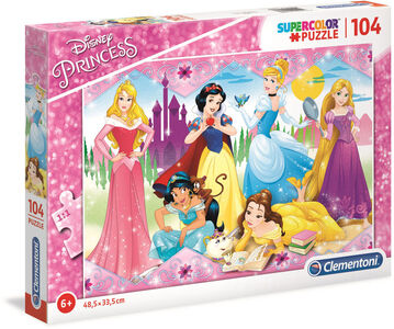 Disney Princess Puslespil, 104 Brikker