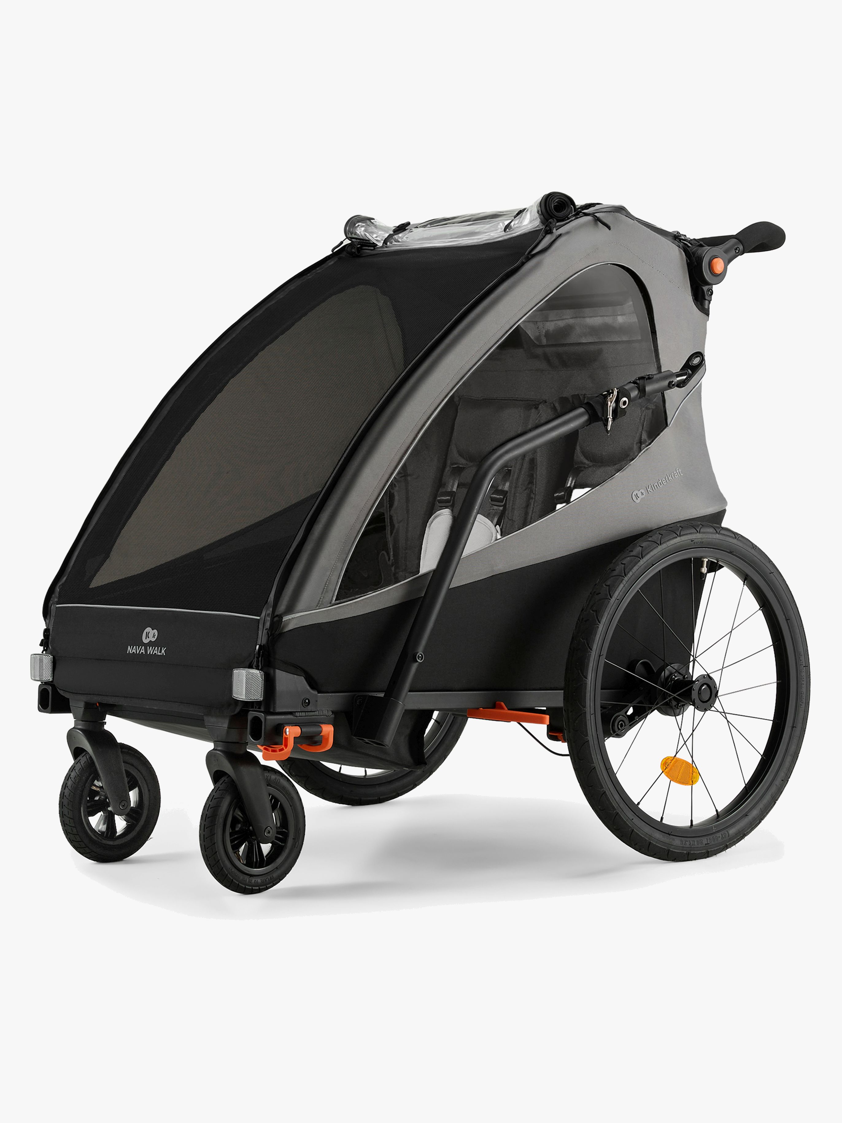 Kinderkraft Nava Cykelanhænger, Grey