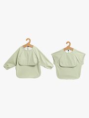 Beemoo CARE Bib Hagesmæk 2-pak, Soft Green