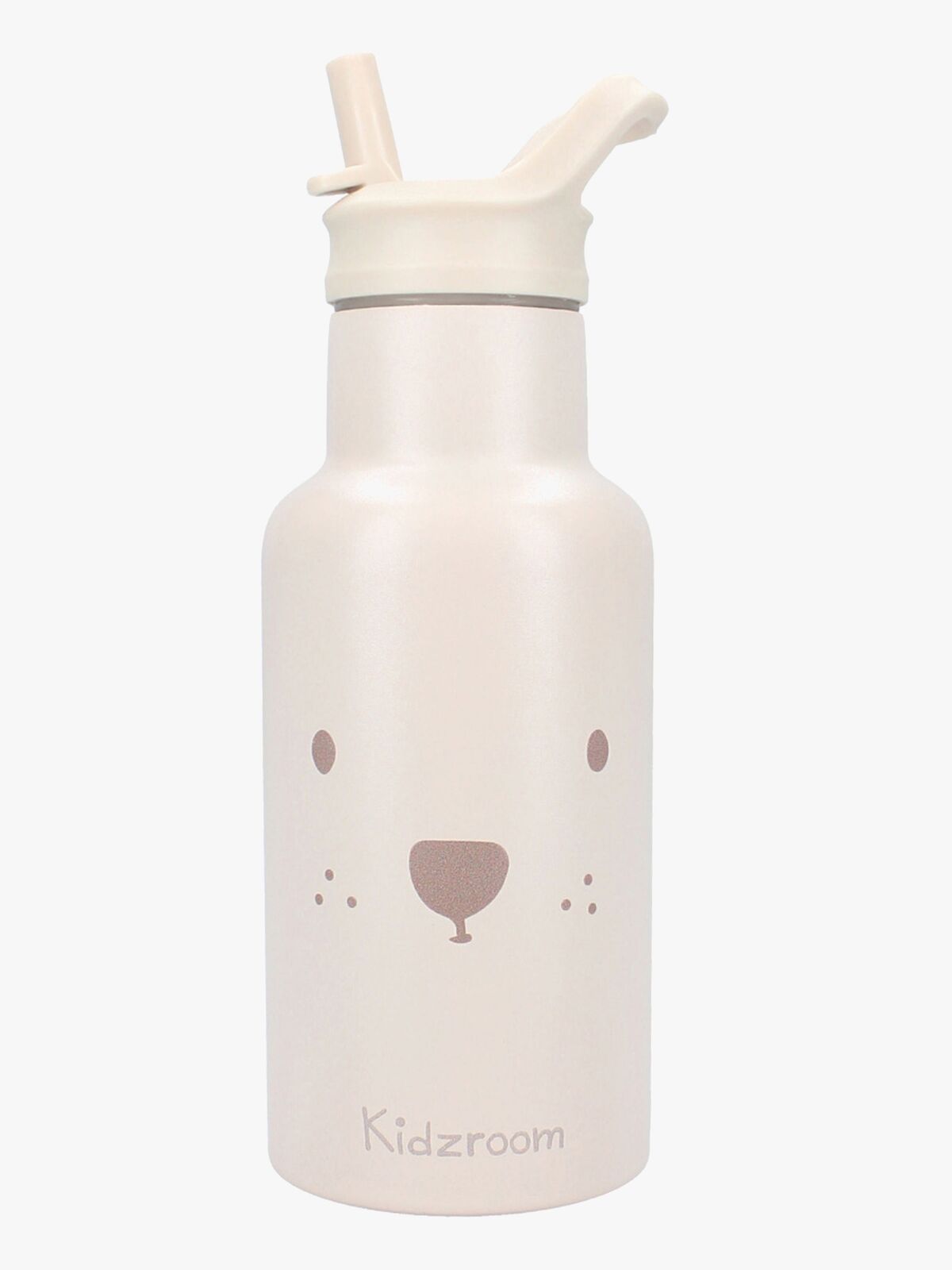 Kidzroom Beary Excited  Rustfrit stål Drikkedunk 350ml, Beige