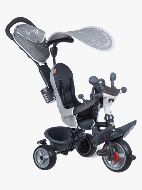 Smoby Trehjulet Cykel Baby Driver Plus, Grå