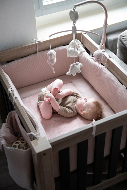 Baby's Only Musikuro Animals, Old Pink/Warm Linen