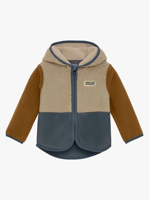 Color Kids Teddy Fleecetrøje Baby, Stormy Weather