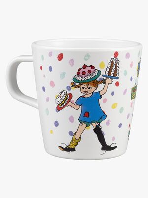 Pippi Langstrømpe Fødselsdag Kop med Håndtag