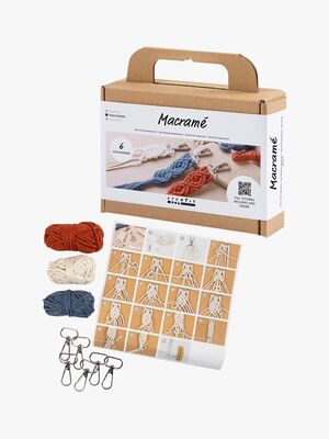 Creativ Company Kreasæt Makramé Nøgleringe