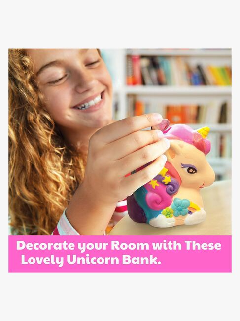 4M KidzMaker DIY-sæt Mal Din Egen Enhjørningssparegris