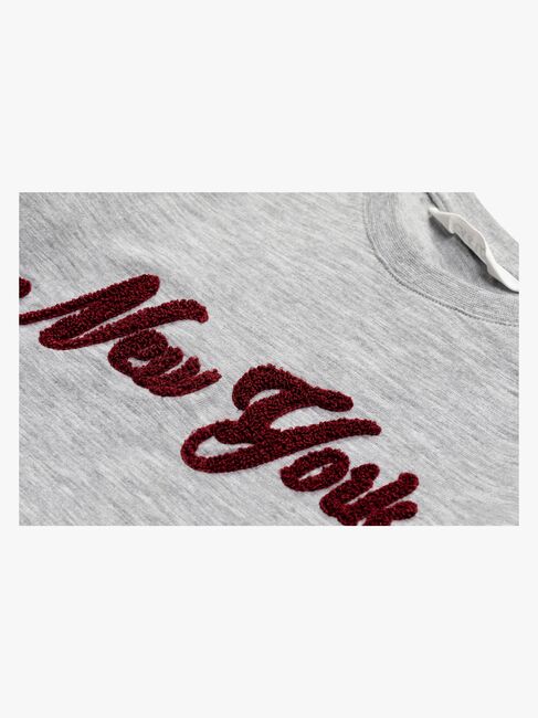 Luca & Lola Lauro Langærmet T-Shirt, Grey Melange