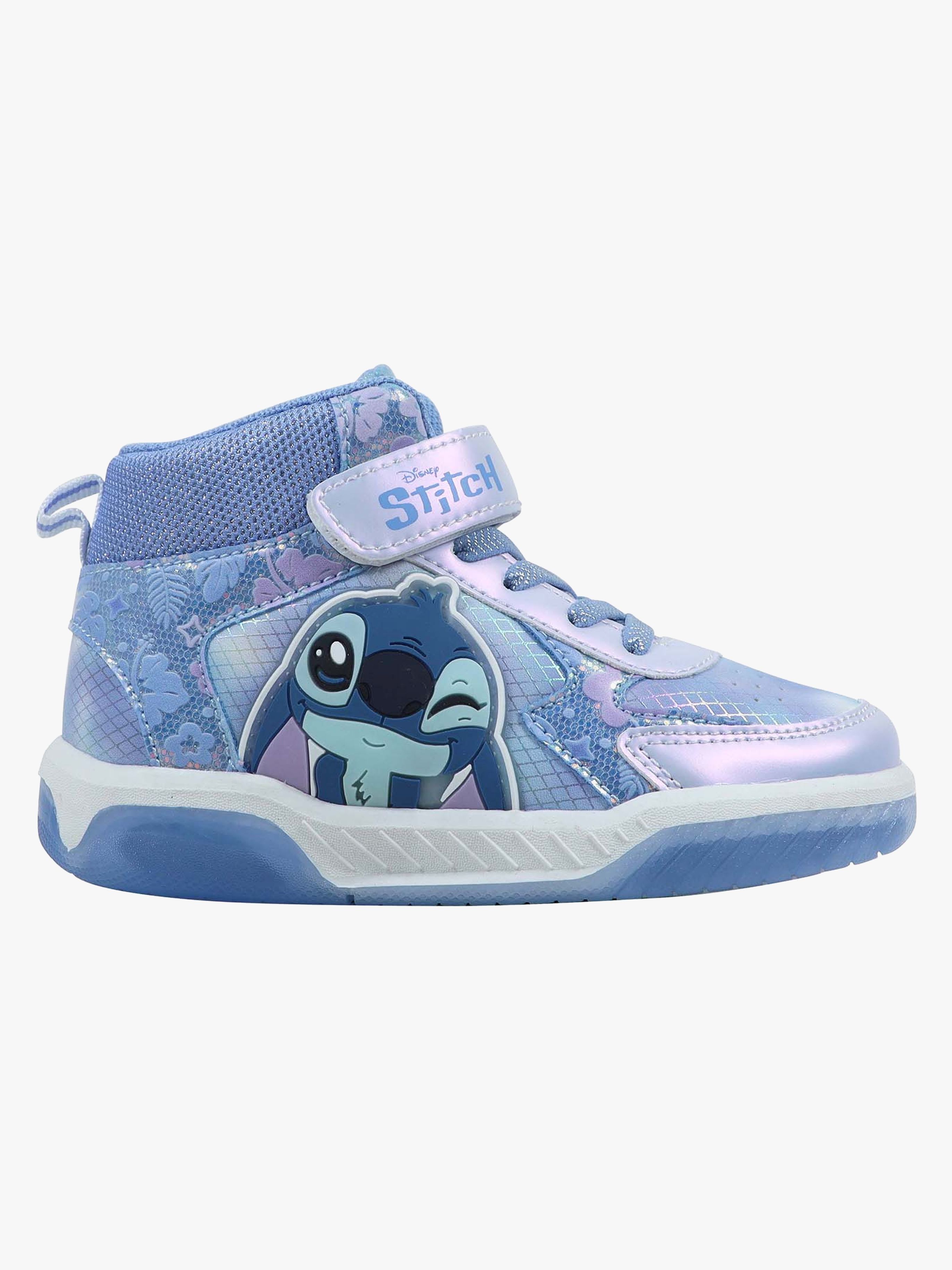 Disney Lilo &  Stitch Blinkende Mid Sneakers, Lyseblå, 30
