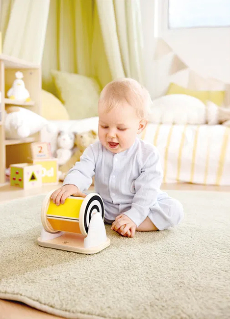 Hape Aktivitetslegetøj Snurrende Tromme med Spejl