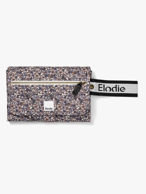 Elodie  Bærbar Puslepude, Blue Garden