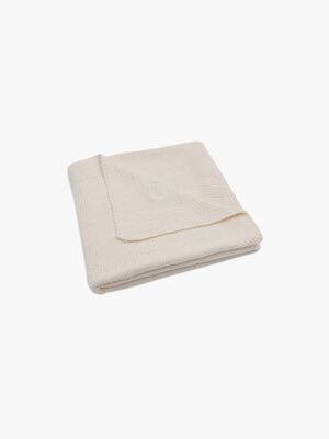 Jollein Strikket Tæppe Cozy, Ivory