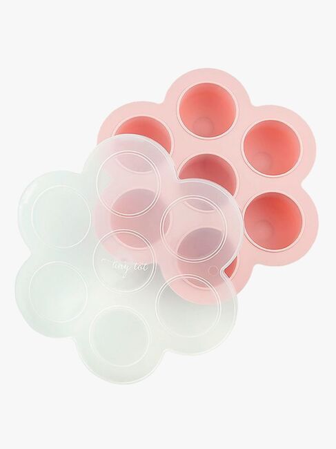 Tiny Tot Freezing Cubes Silicone Madkasse, Pink