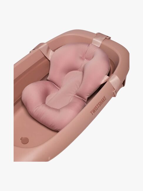 Twistshake Limited Edition Badekar inkl. Badestøtte & Skyllekande, Faded Pink