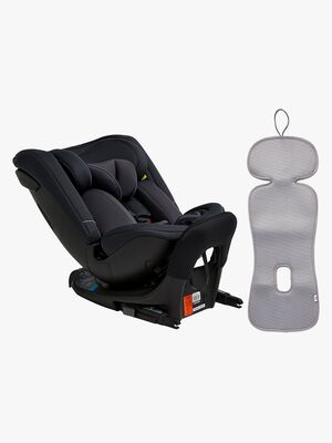 Beemoo Rotate i-Size Vendbar Autostol inkl. Ventilerende Hynde, Anthracite/Grey
