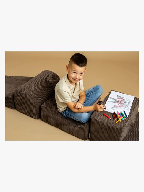 Meowbaby Foam Sæt 4 Elementer Kraftig Fløjl, Brun