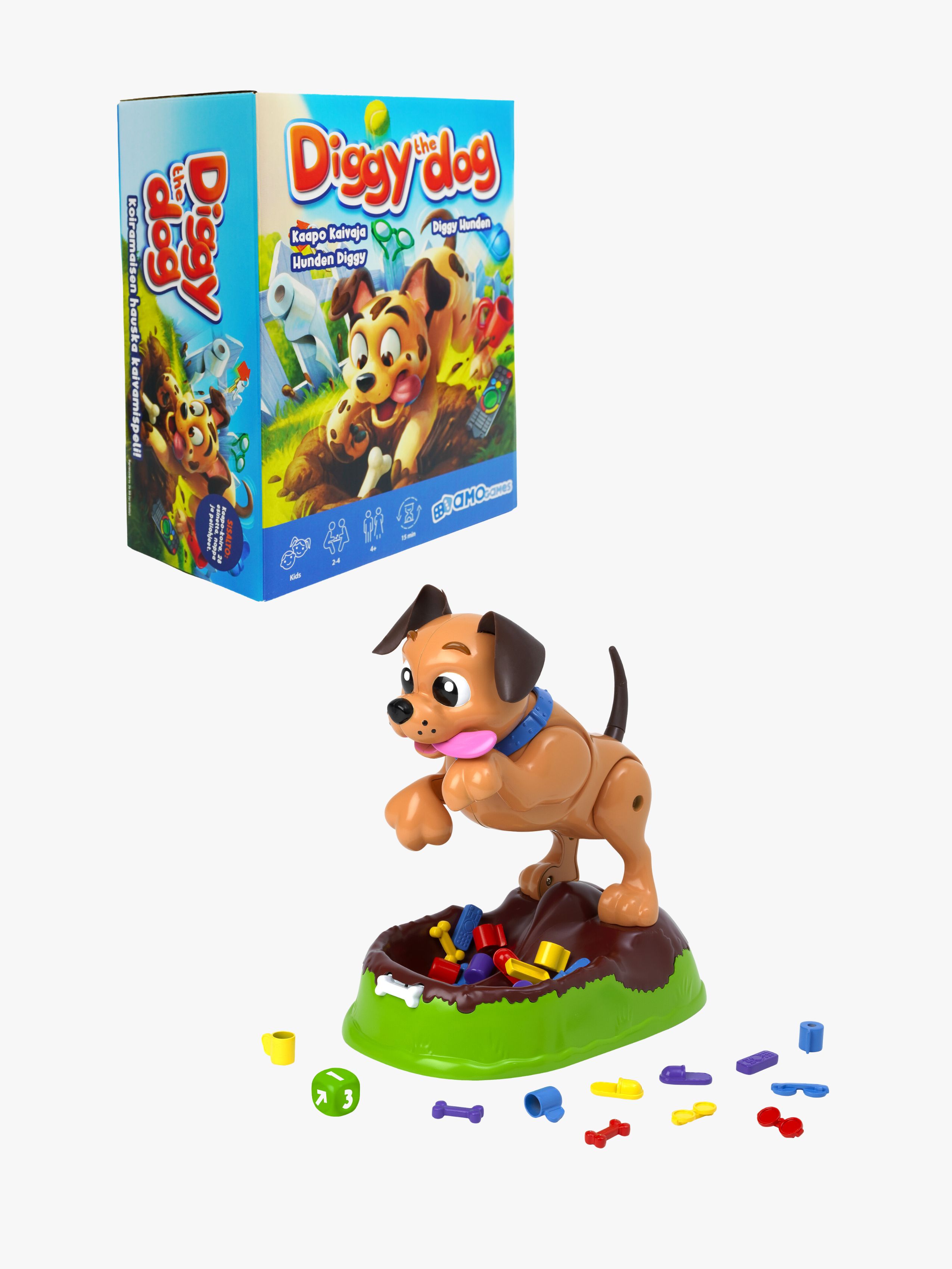 AMO Games Partyspil Diggy The Dog