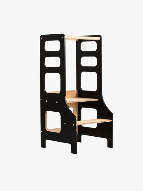 Duck Woodworks Justerbart Læringstårn, Sort