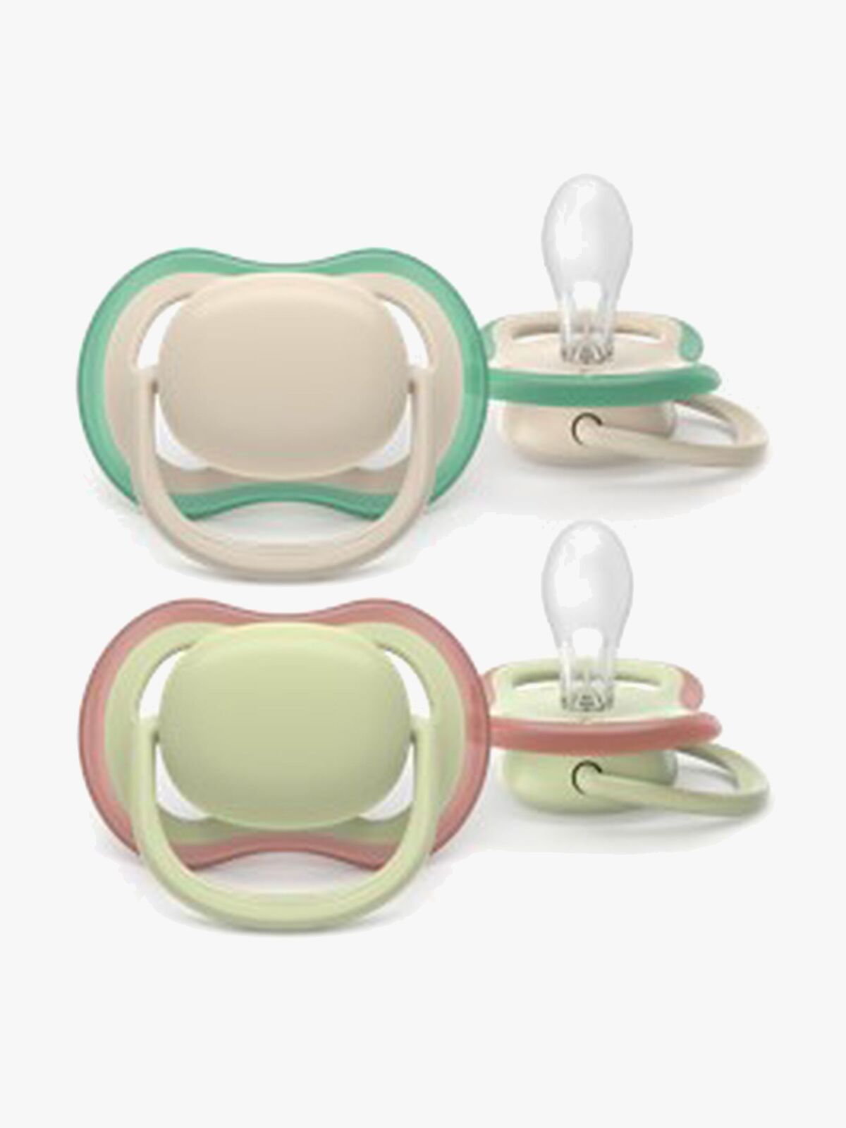 Philips Avent Ultra Air-sut 6-18m 2-pak, Beige/Lysegrøn