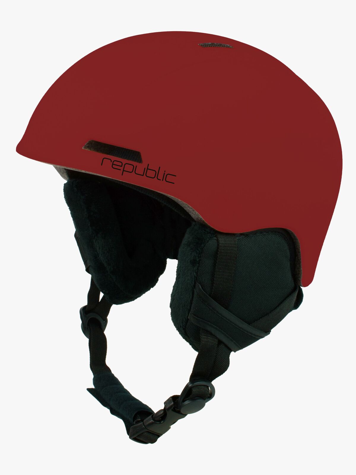 Republic R550 JR Skihjelm, Mørkerød