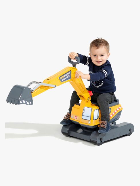 Falk Ride-on-gravemaskine Super Builder, Gul