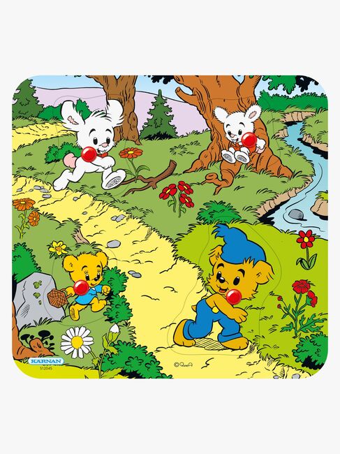 Egmont Kärnan Bamse Knoppuslespil Bamse i Skov 4 Brikker
