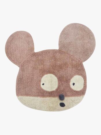 Lorena Canals Woolable Gulvtæppe Miss_Mighty Mouse 120, Rose