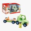 Hape Eventyrbog med Legesæt The Rumbling Tractor