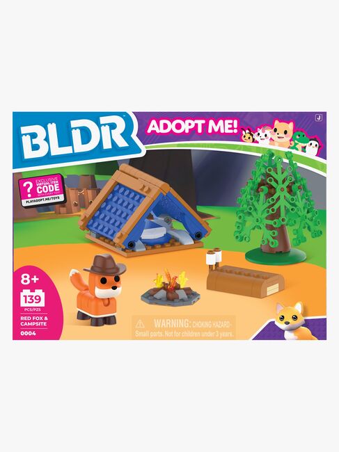 BLDR Adopt Me! Byggesæt Ræv med Campingplads