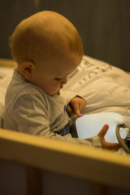 Pabobo Magic Blow Natlampe, Hvid