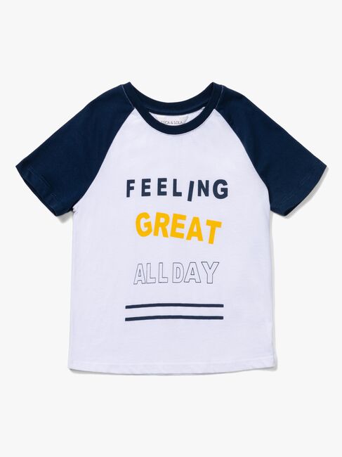 Luca & Lola Jonico T-Shirt, Navy/White