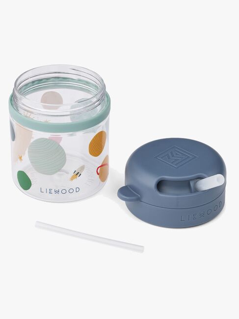 LIEWOOD Pavia Tritan Sugerørskop 280 ml, Universe/Classic navy