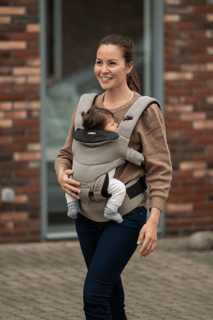 Dooky Urban Comfort Bæresele, Grey Sapphire