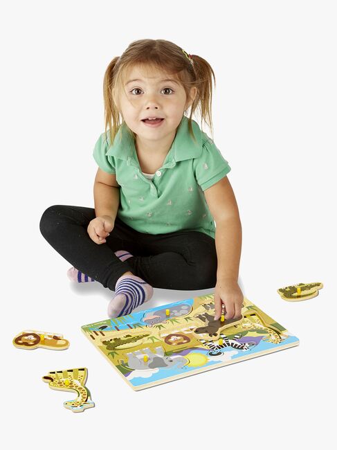 Melissa & Doug Knoppuslespil Safari 7 Brikker