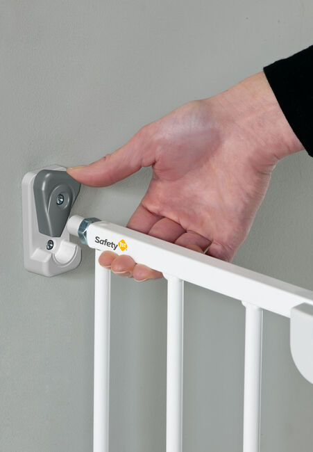 Safety 1st Wall Fix Extending Skruegitter Metal, White