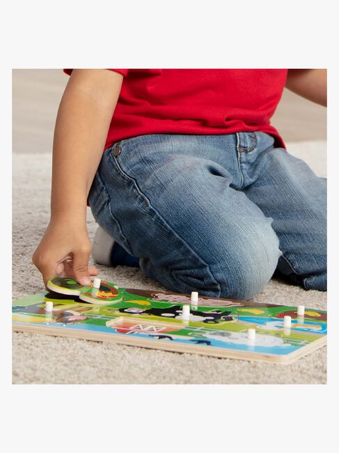 Melissa & Doug Knoppuslespil Bondegårdsdyr 8 Brikker