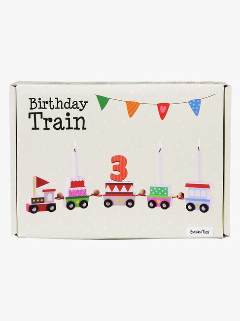 Barbo Toys Fødselsdagstog i Træ