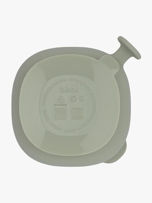 b.box Skål med Låg Silikone, Sage
