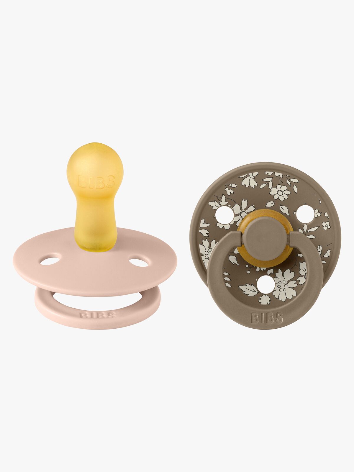 BIBS x Liberty Colour Sut 2-Pak Latex Str. 2 Rund, Capel/Blush Mix