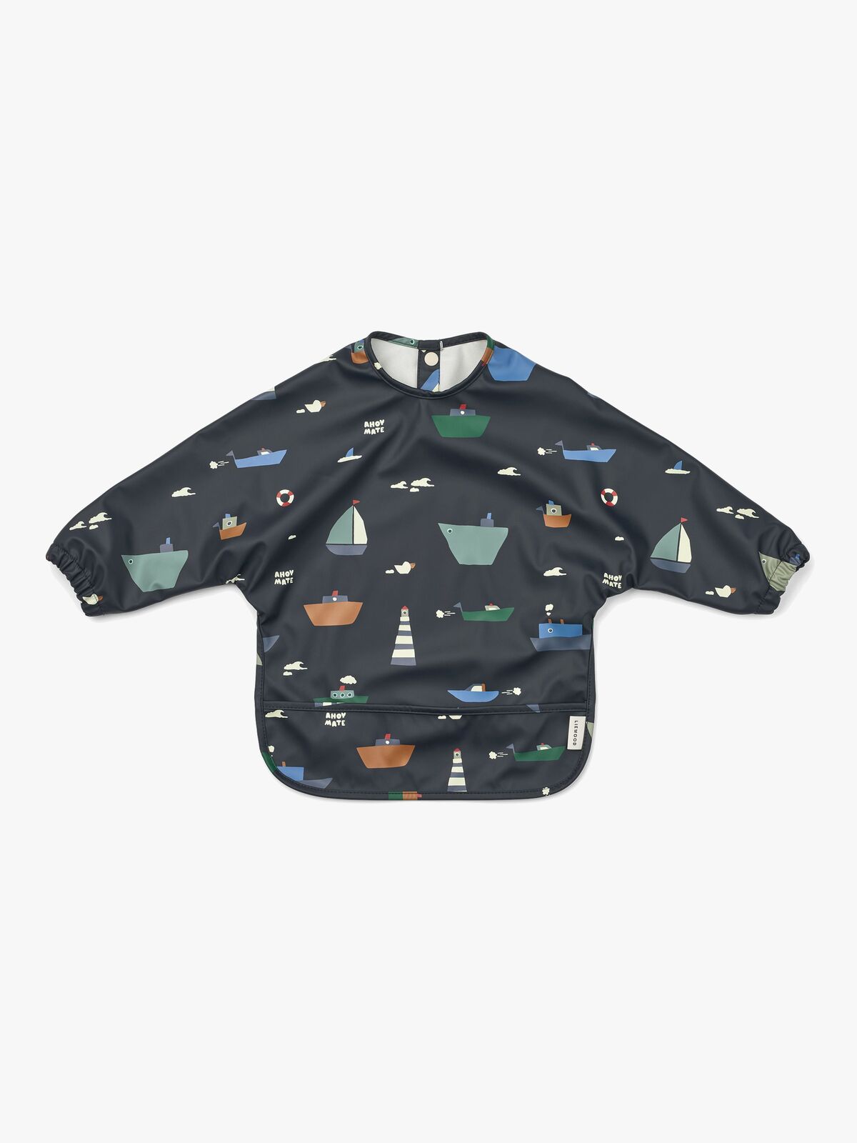 LIEWOOD Merle Cape Hagesmæk med Tryk, Sailing/Classic navy