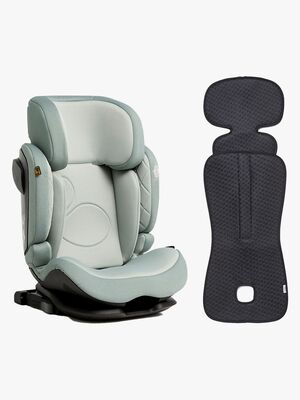 Beemoo Recline i-Size Autostol inkl. Petite Chérie Ventilerende Hynde, Teal/Antracit
