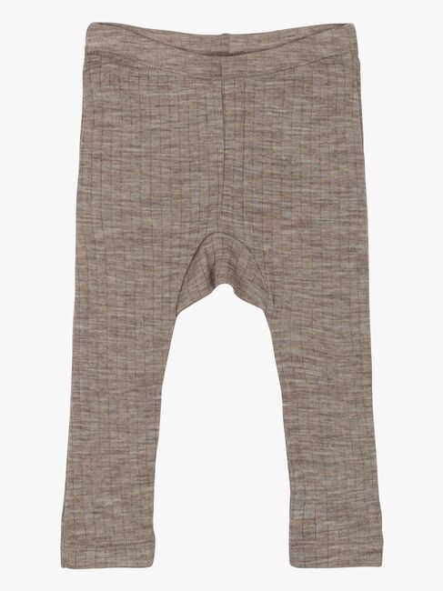 Mikk-Line Leggings Barn Merinould, Melange Denver