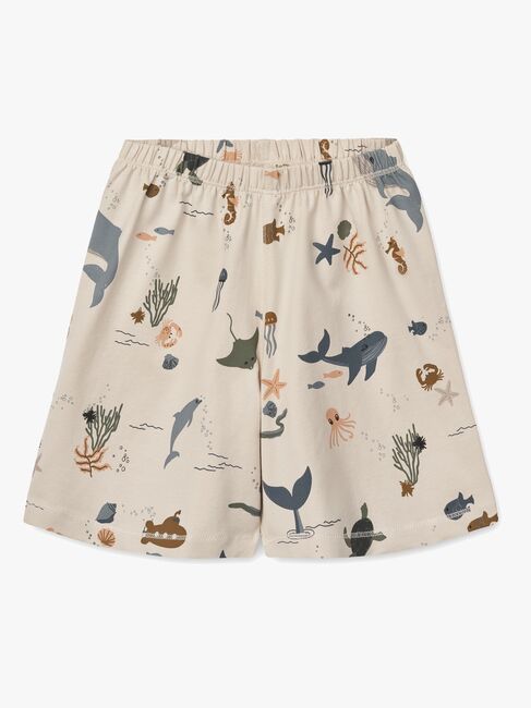 LIEWOOD Ilford Pyjamas 2-delt Sæt, Sea creature/Sandy
