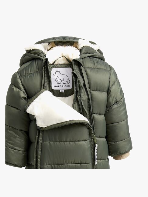 Nordbjørn Pilecub Babyflyverdragt, Green Thyme