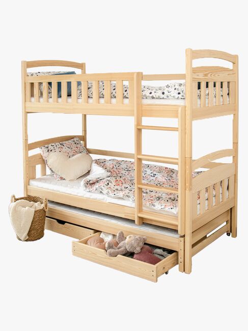 Lano Meble BLANKA Tribbelkøjeseng 90x200, Pine