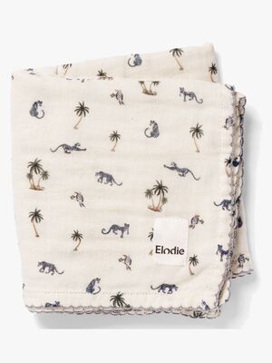 Elodie Bamboo Tæppe/ Stofble i Musselin, Leo's Resort