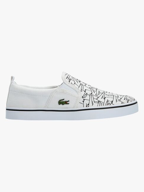 Lacoste Gazon 318 Sneakers, White/Black