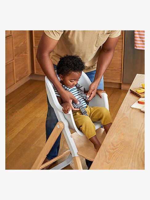 Ergobaby Evolve Babysæt til Højstol med Bakke, Natural Wood