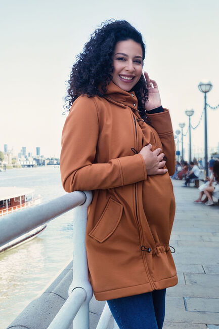 Wombat Softshell Bærejakke, Caramel